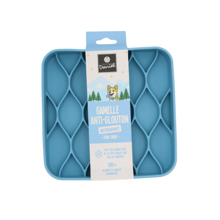 Authentic Pets Grossiste Animalier Bretagne Gamelle Anti Glouton Carree 18cm