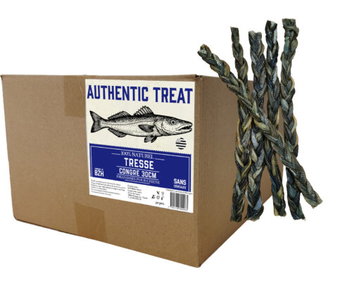 Authentic Pets Grossiste Animalier Bretagne Tresse Congre 30cm